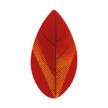 Mini Red Leaf