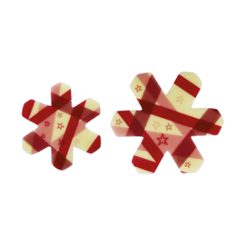 Red Snowflakes - 2 sizes