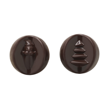 Dark Chocolate Christmas Baubles - 2 models
